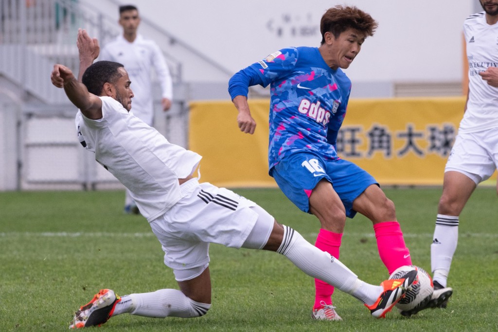 足總盃8強，傑志2:0贏港會晉級，陳俊樂傳送被阻。 