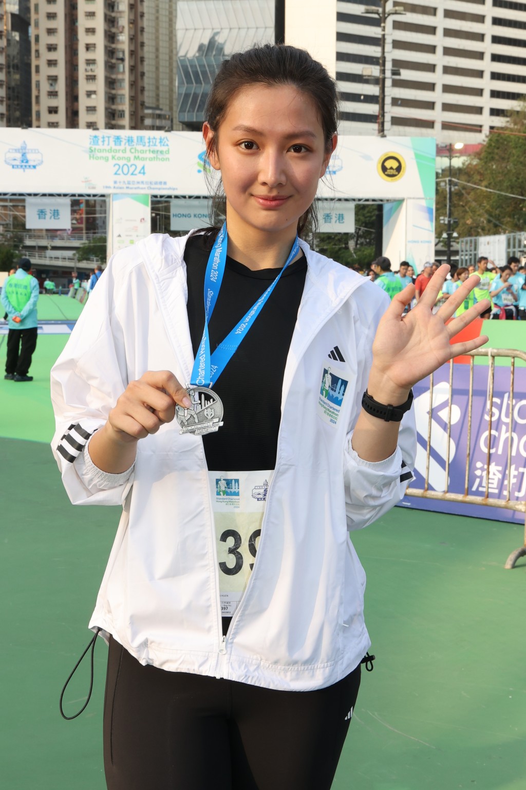 23岁谭旻萱被封「篮球女神」。