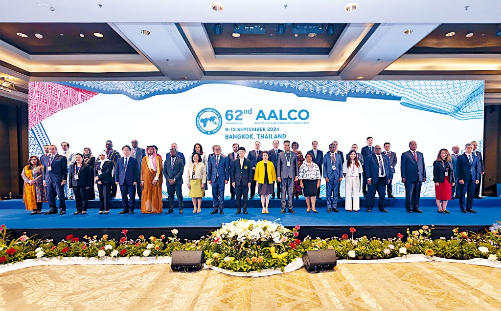 AALCO 48個成員國首席代表共聚一堂為國際和平合作共同努力。