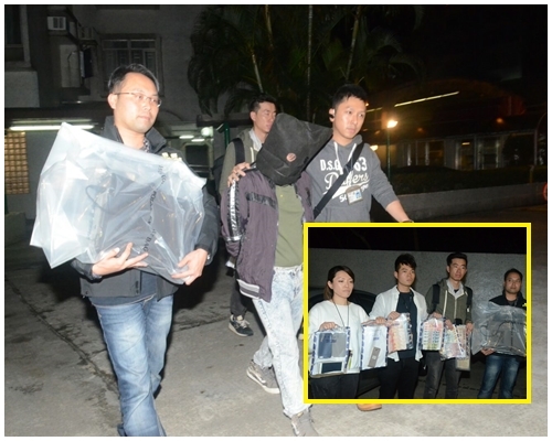 警方拘捕一名26歲非華裔男子。