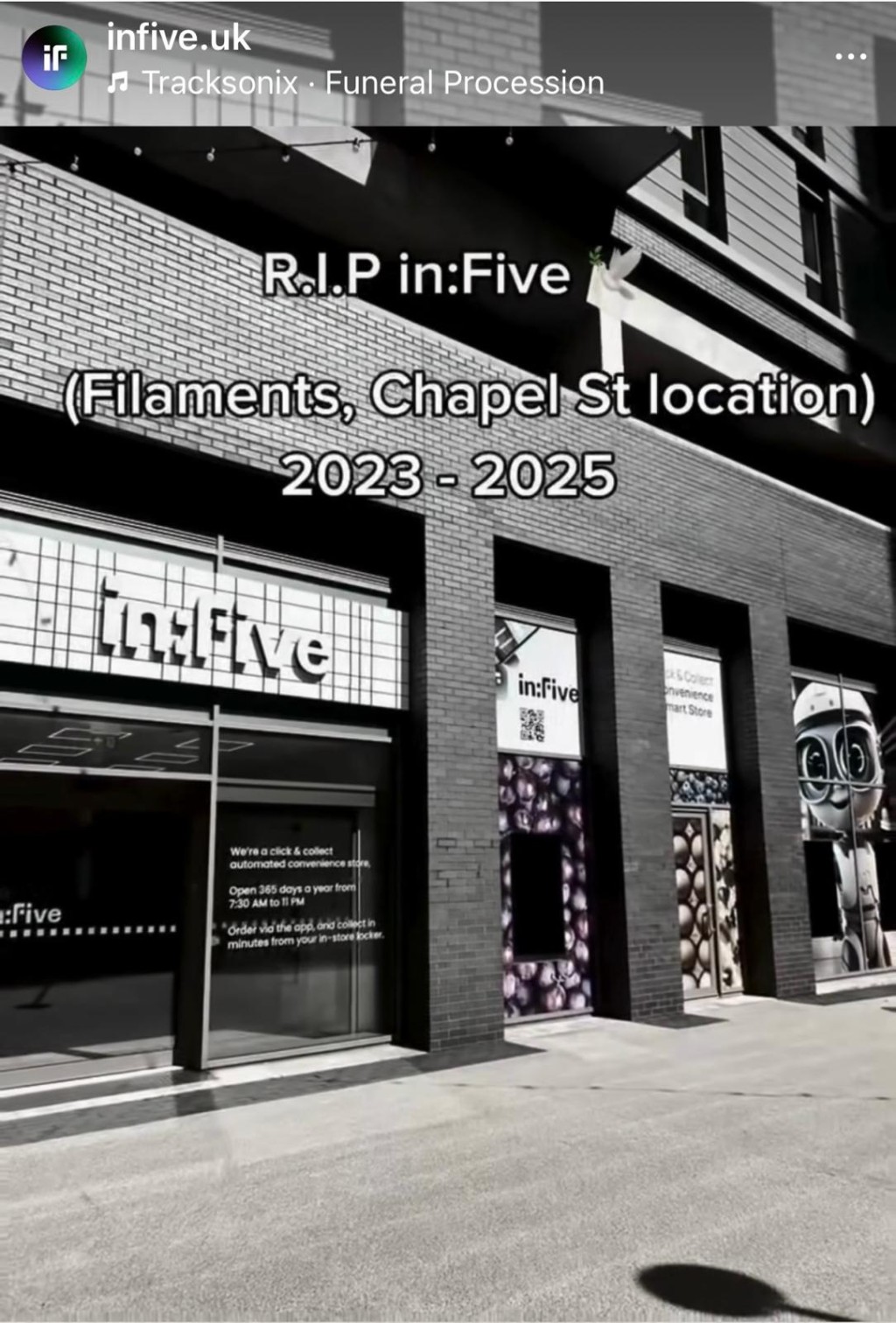 官方賬號於IG發文