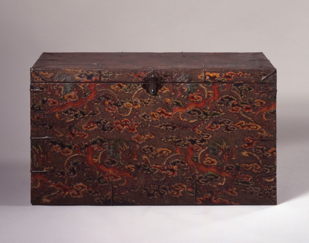 19世紀西藏儲物箱