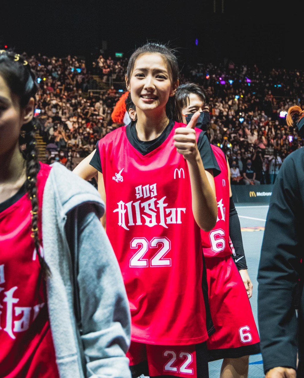 谭旻萱曾属篮球队活跃成员。