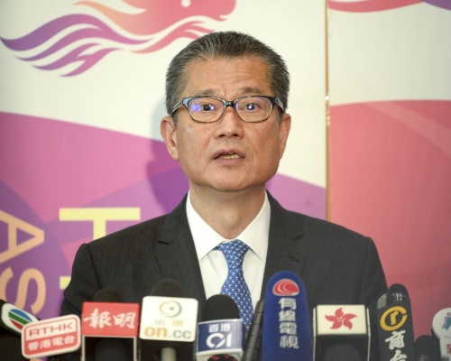 陳茂波指港府已為資金流走做好準備。資料圖片