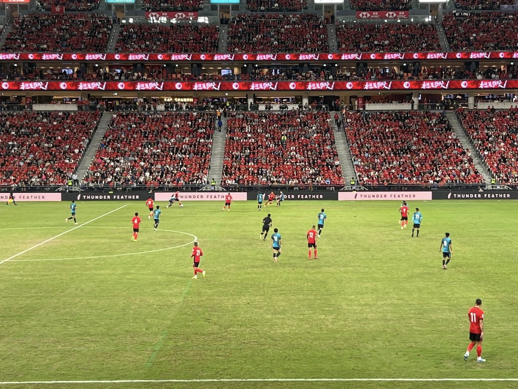 亚洲杯外围赛,香港今晚主场迎战新加坡。陈茂波FB图片 亚洲杯外围赛,香港今晚主场迎战新加坡。陈茂波FB图片