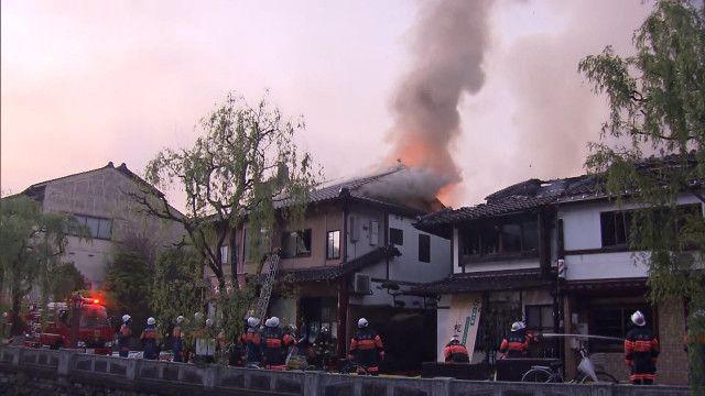 旅馆内约40名住客以及附近2间旅馆的游客共计近100人疏散。gooニュース 旅馆内约40名住客以及附近2间旅馆的游客共计近100人疏散。gooニュース