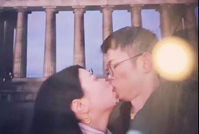 張先生早前製作68頁PPT資料，指控妻子出軌公派留學生。