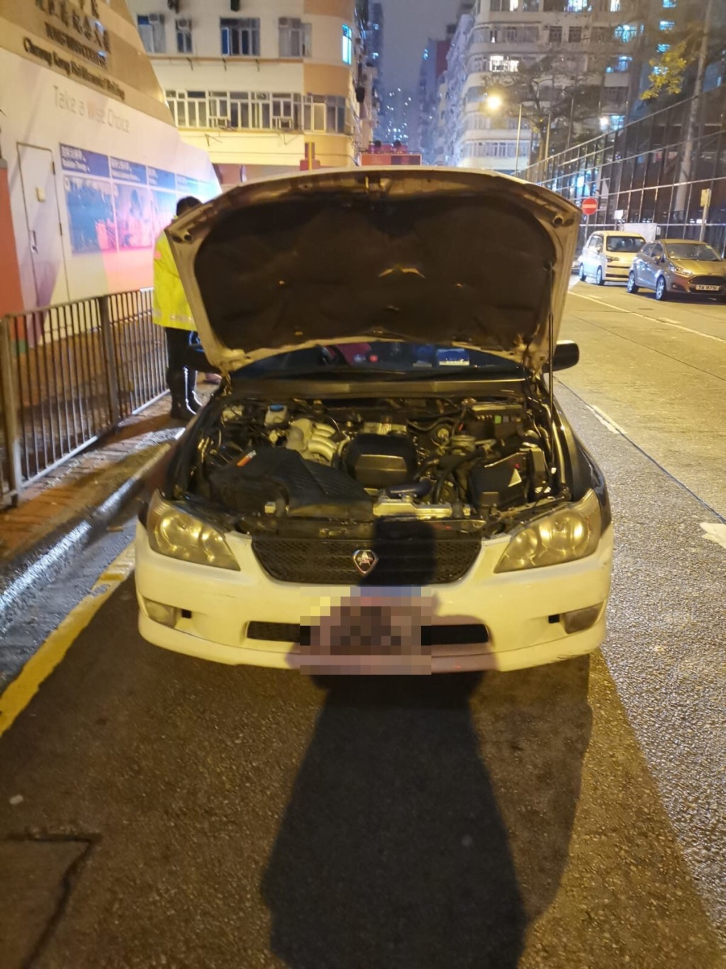 行動中發現的懷疑被非法改裝車輛。