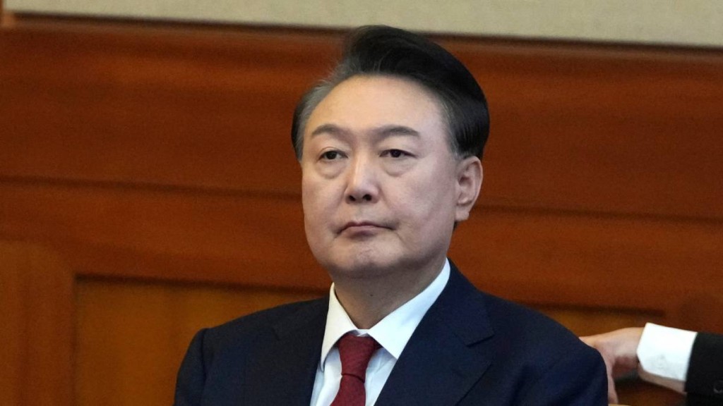 南韩前总统尹锡悦不服发动内乱罪一审无期徒刑判决，提出上诉。（美联社）