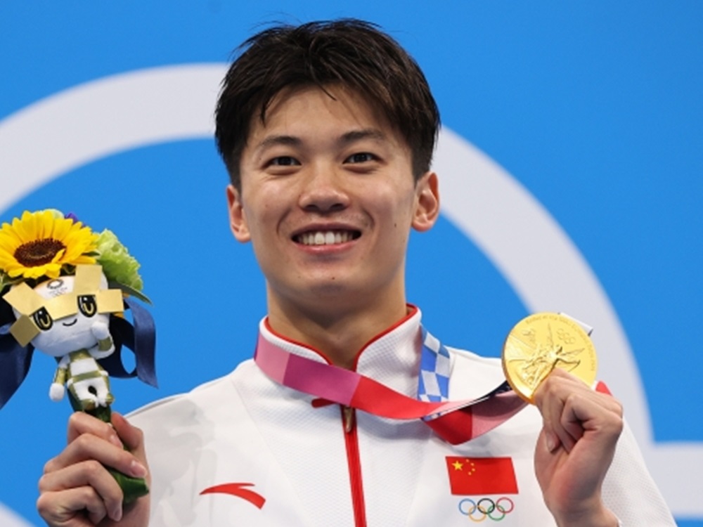 汪順在東京奧運及近日的全運會均取得佳績。路透社資料圖片