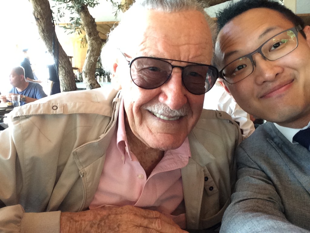 Daniel與Marvel之父Stan Lee。