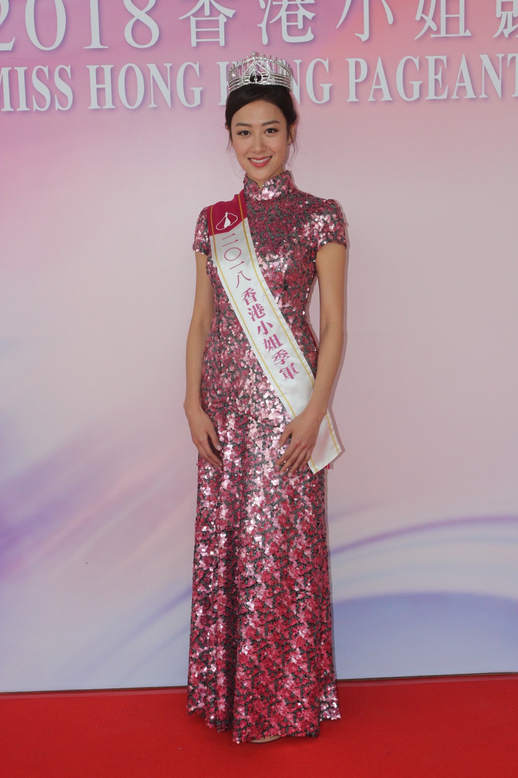 港姐季軍丁子田(資料圖片)