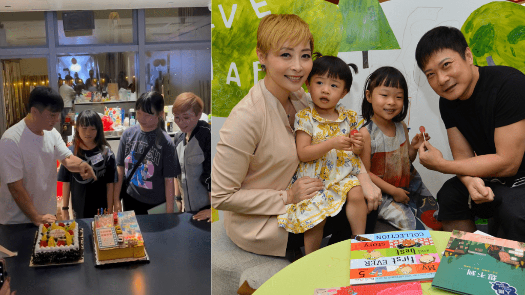 錢嘉樂61歲生日溫馨慶祝  13歲大女錢凱晴怕醜不失家教  網民曾目睹湯盈盈母女真實一面