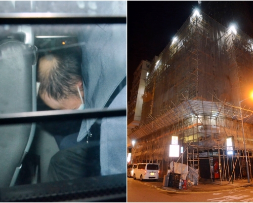 男子被捕。蔡楚輝攝