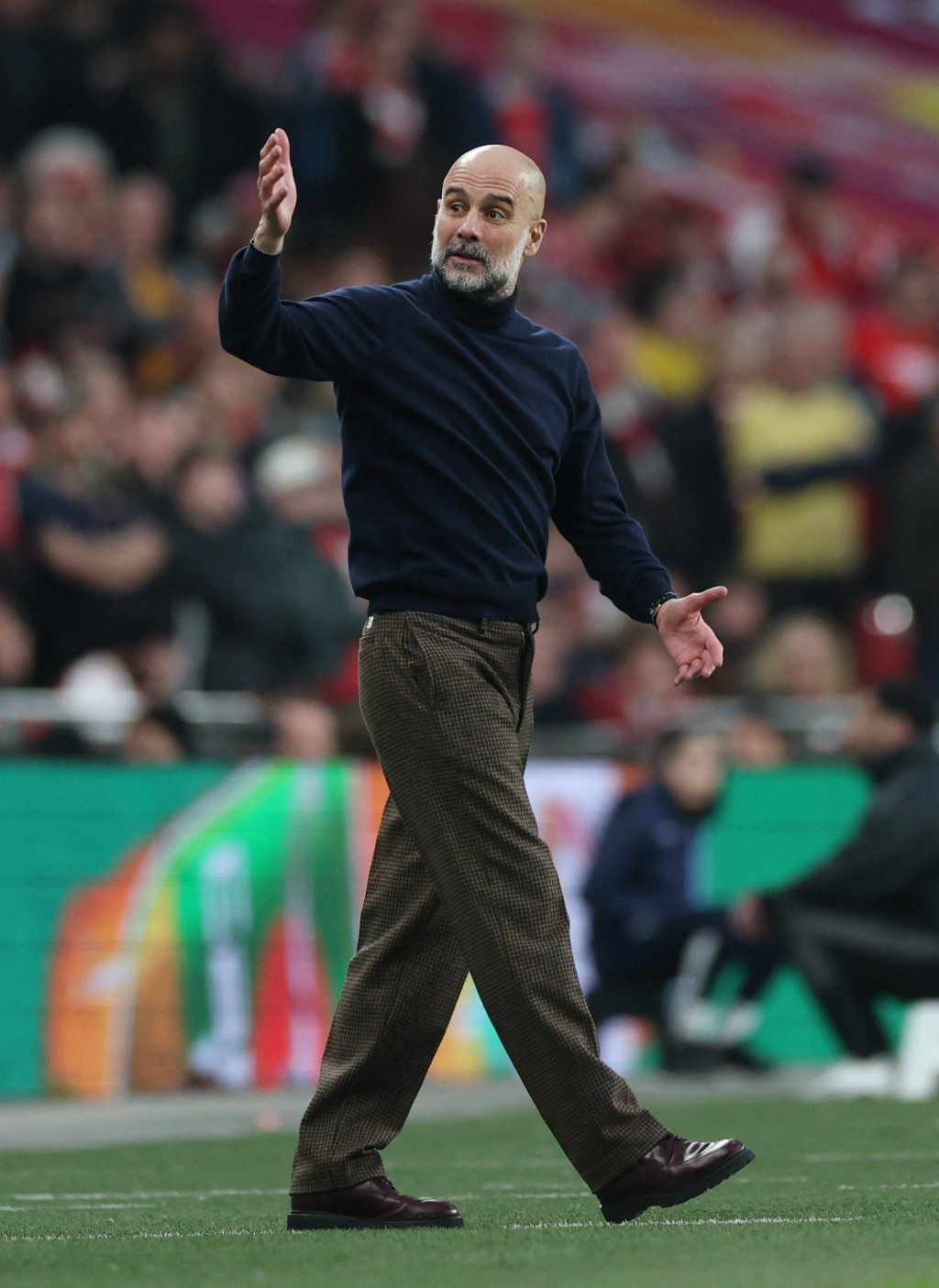 哥迪奧拿率曼城於4月份的勝率達到79%。路透社