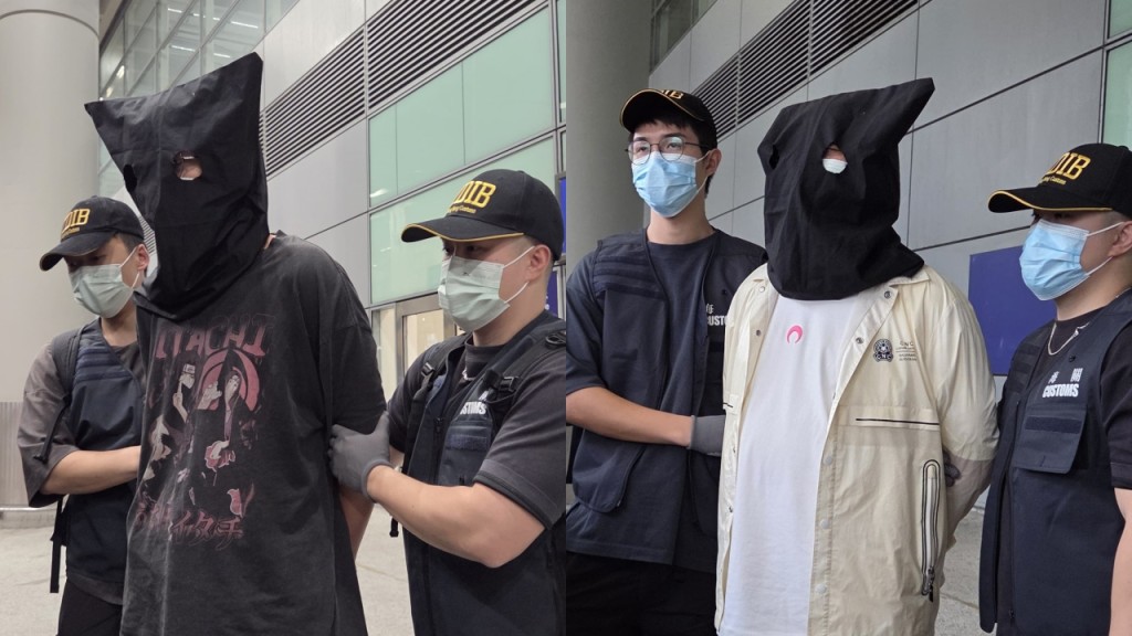 巴塞航班台男藏千萬元K仔入境被捕 曼谷抵港內地男女偷運大麻落網