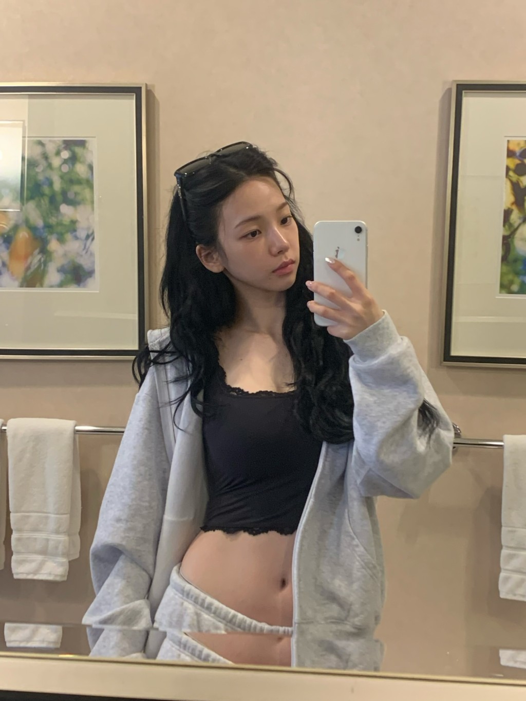 Karina靠7招维持体态。