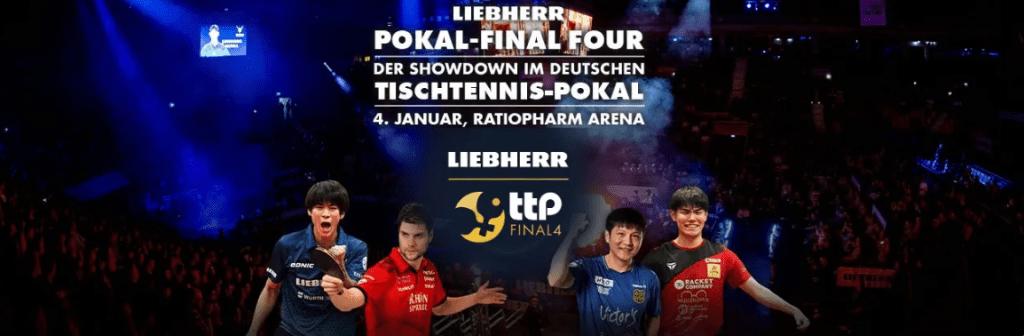乒乓德国杯的2场准决赛，以及决赛在今晚上演。乒乓德国杯官方图片
