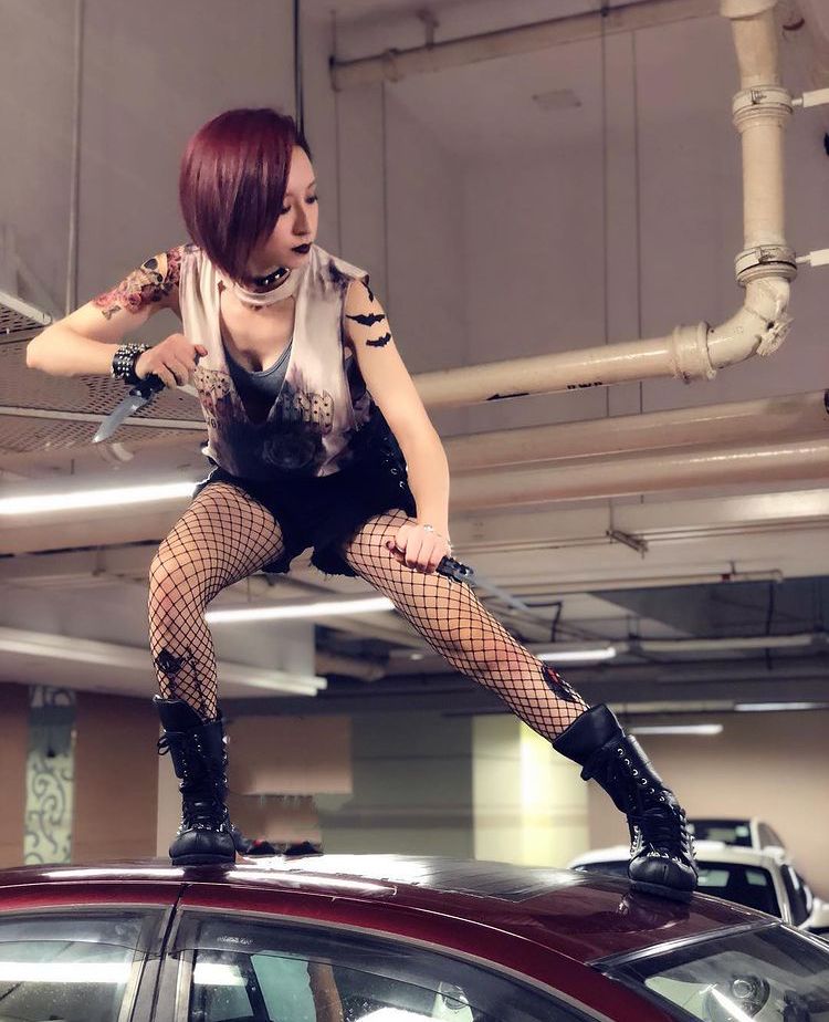 眼前一亮龔嘉欣憑《殺手》Dark Angel,奪得「馬來西亞最喜愛TVB女主角」。