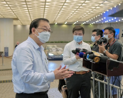 譚耀宗指三權分立説法不準確。