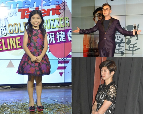 Celine人气和身价急升,当然要盛装赴会,不过爸爸没来,只有妈妈陪她到场。