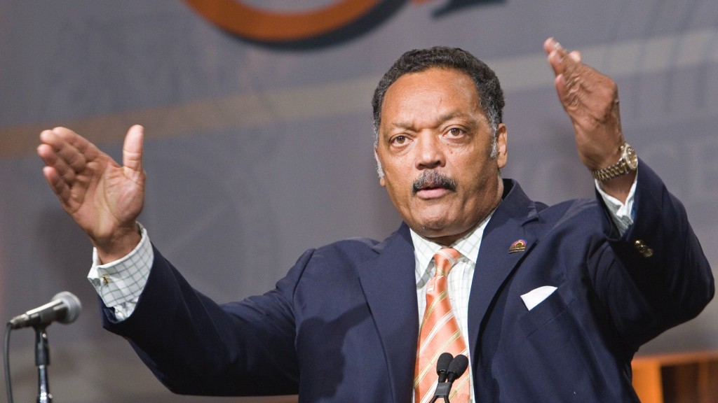 美國黑人民權領袖傑克遜逝世。 路透社