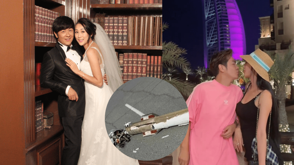 伊朗局勢︱陳浩民夫婦滯留阿聯酋遇爆炸  蔣麗莎：咱們祖國有底氣，不犯人  救命電話打唔通