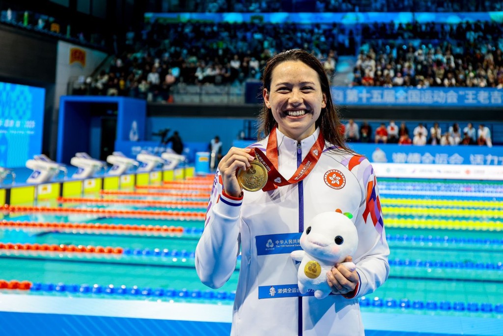 何詩蓓贏個人第二金。羅淑佩FB 何詩蓓贏個人第二金。羅淑佩FB