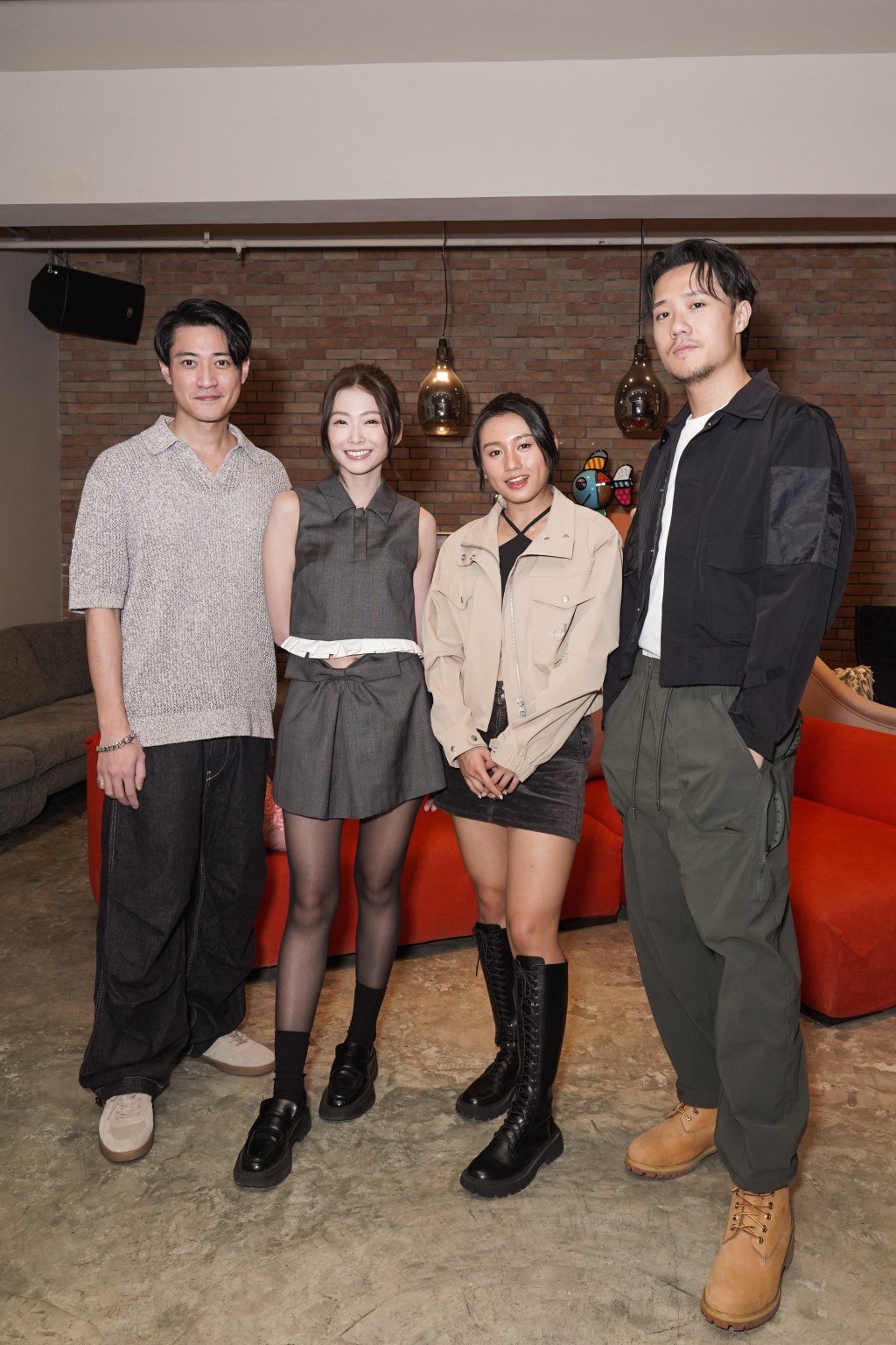电影《查无此人》戏中4位演员邹文正、余凯祺、黄定谦和陈颖妮日前为新戏宣传，畅谈拍摄难忘事。