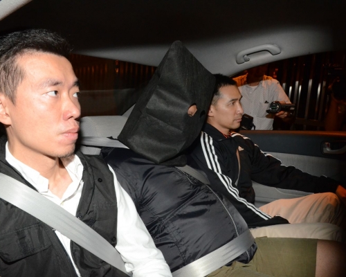 警方拘捕一名男子。李子平攝