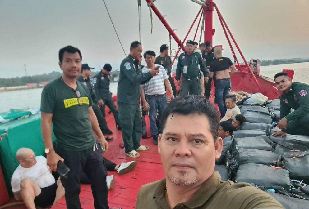 柬埔寨破獲特大海上跨國走私毒品案。 柬中時報
