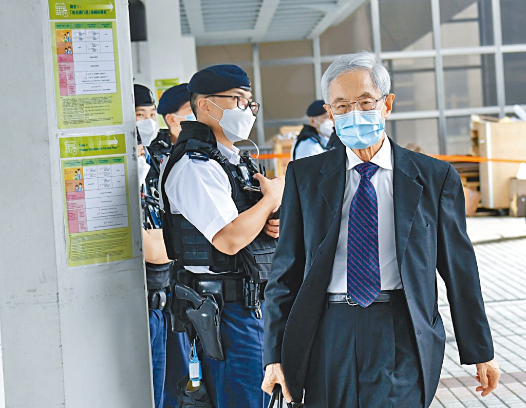 民主党创党主席李柱铭等七人上诉。