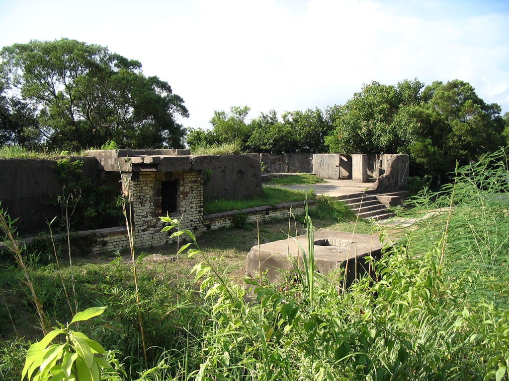 松林炮台遗址位于龙虎山郊野公园。网上图片