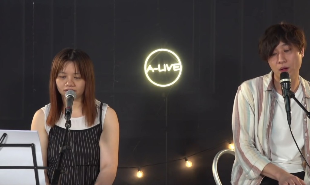 阿儀早前多次開Live唱歌。