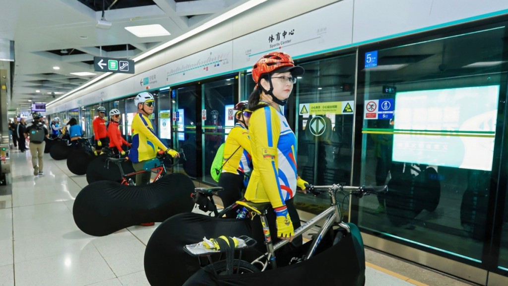 深圳地鐵推出「騎行友好服務」。微博@深圳地鐵