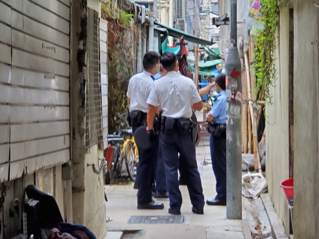 警方到場調查。