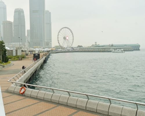 中環海濱活動空間一帶。資料圖片