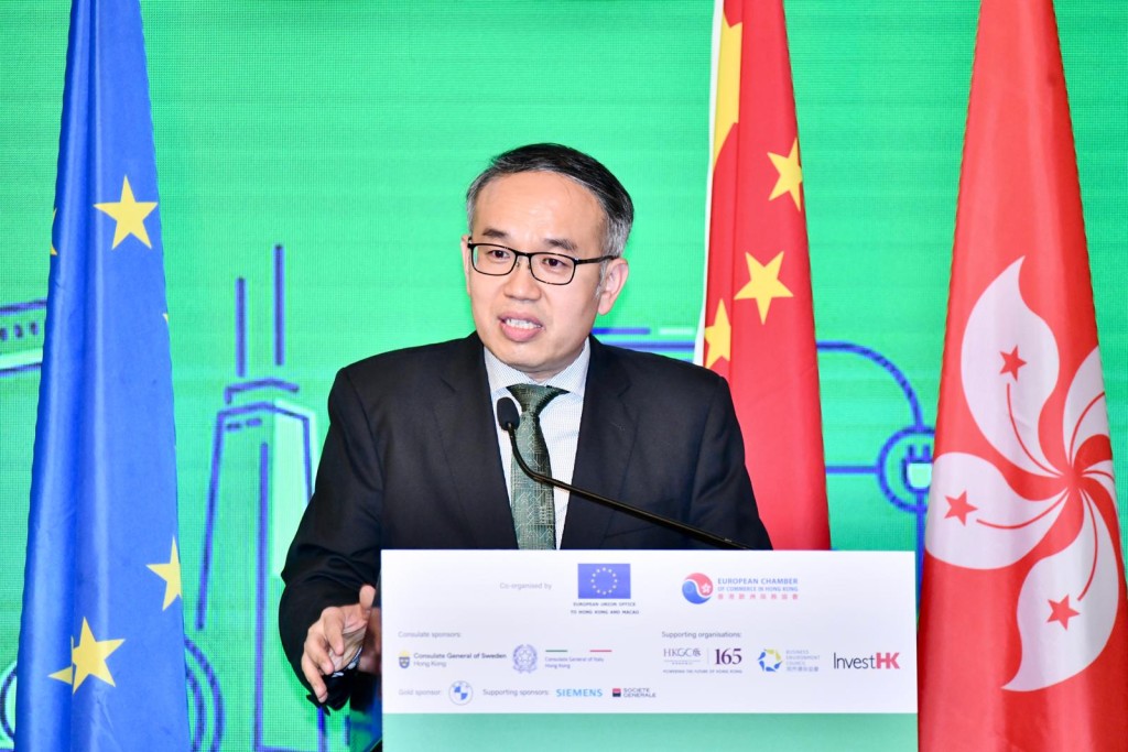 許正宇稱港已訂下2035年前減碳50%目標 正建立可持續金融分類框架