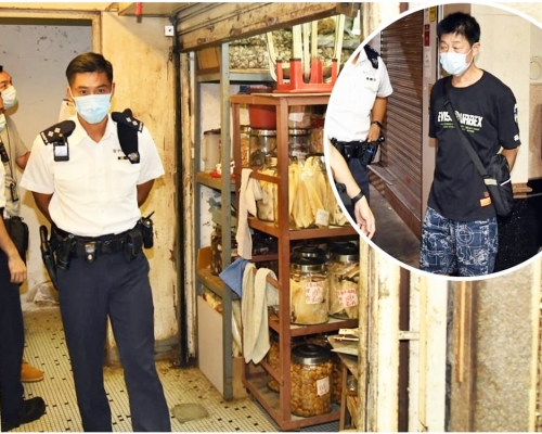 李姓負責人（小圖）表示，店鋪10年前也曾遭賊人爆竊。
