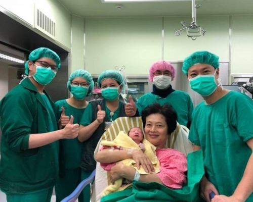 吳女士僅花66分鐘便誕下男嬰。網圖