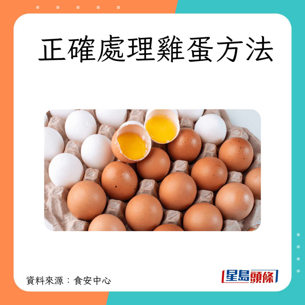 正確處理雞蛋方法