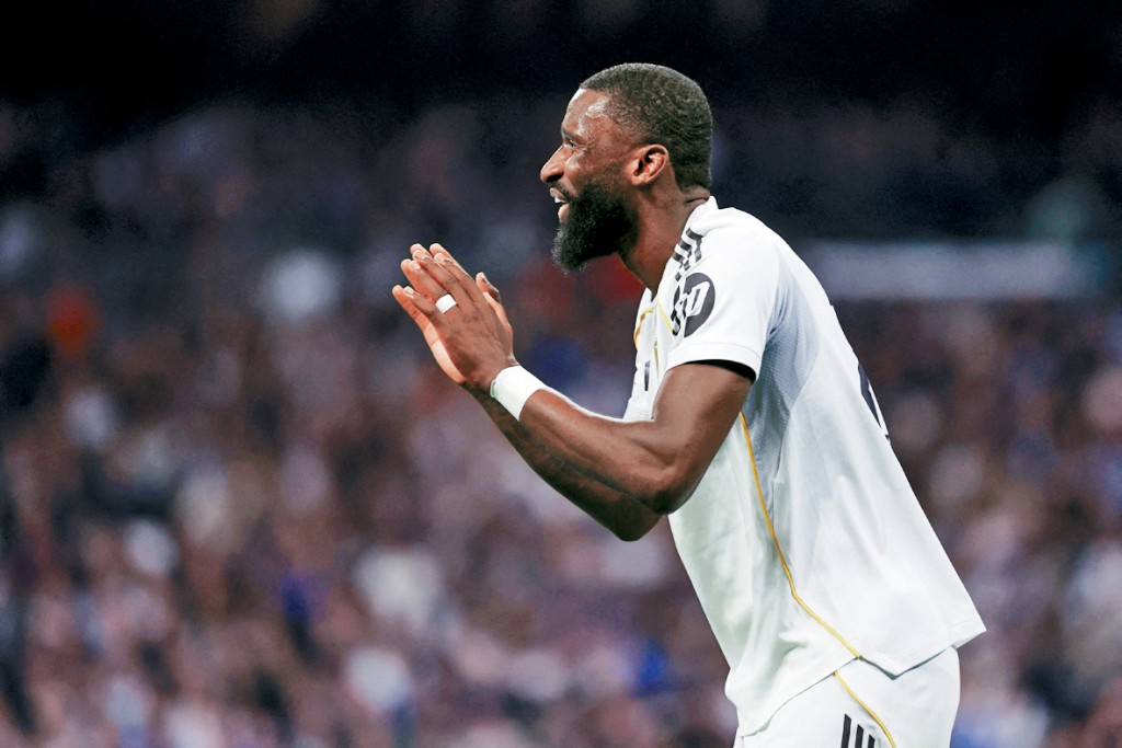 夏蘭特笑言魯迪格今場太搏命。