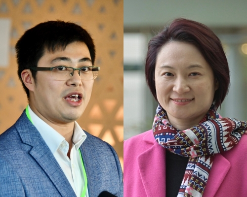 颜汶羽（左）李慧琼（右）。资料图片