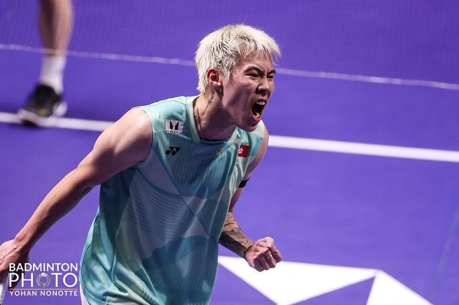 阿耀以往爱染金发，这场内的咆哮的样子常会出现。资料图片