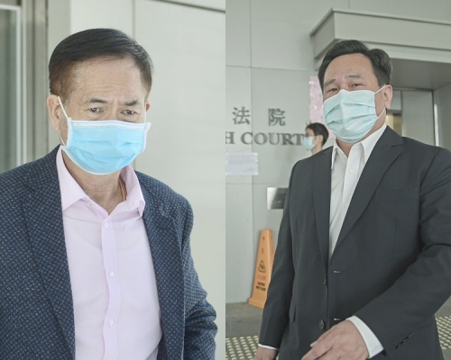 海天堂創辦人吳耀明(左);前股東蔡國強(右)。 資料圖片