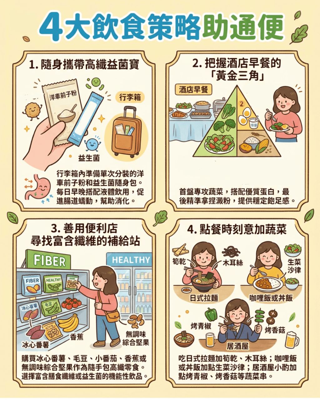 4大饮食策略助通便 4大饮食策略助通便