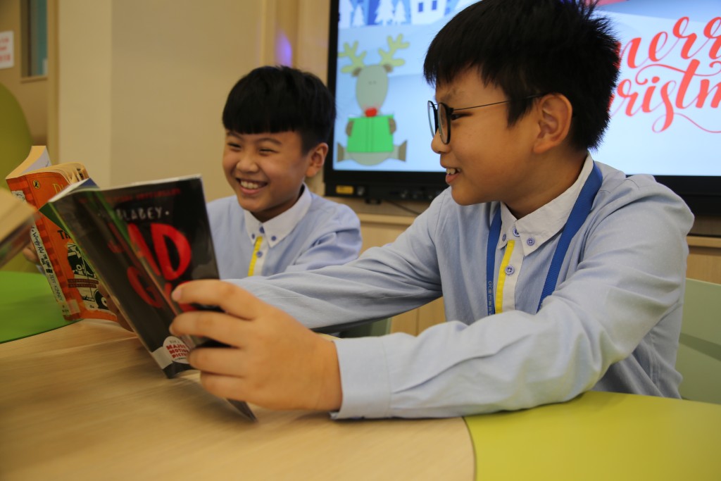 學生養成良好的英語閱讀習慣，英語水平逐漸提升。（圖片來源：受訪者提供）