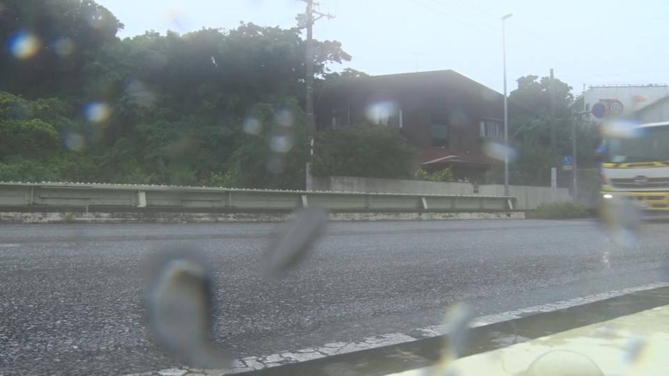 沖繩多地受到暴雨侵襲。網上圖片