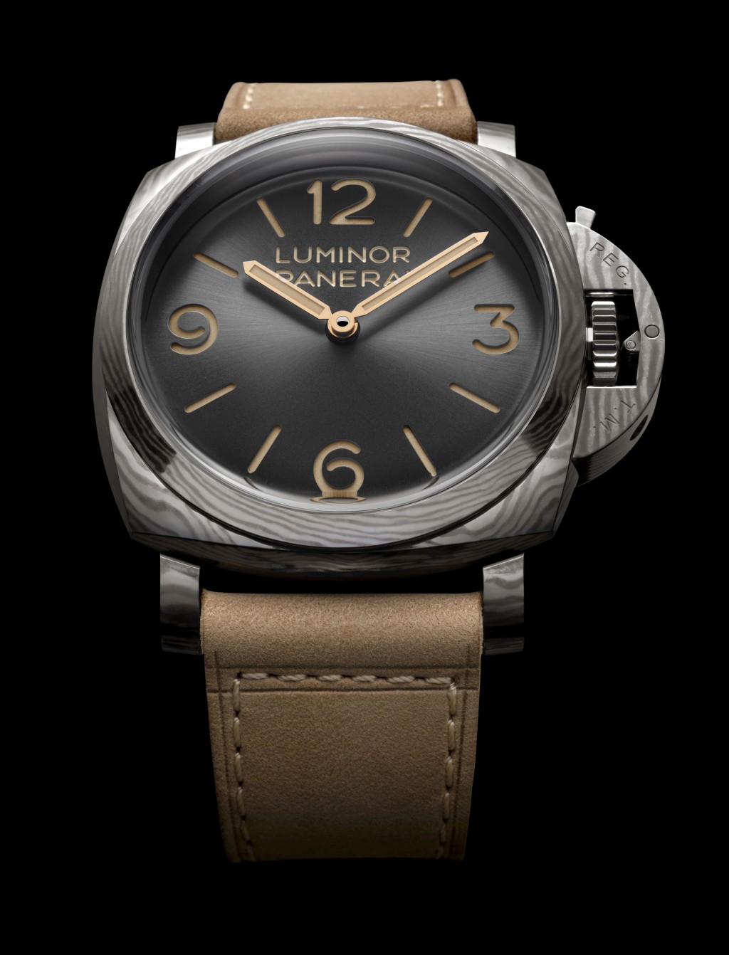 Panerai Luminor Forged Titanium PAM01629,錶殼:47mm 鍛造鈦金屬 / 機芯:P.3000手上鏈 / 限量:100枚 / 售價:$173,100。 Panerai Luminor Forged Titanium PAM01629,錶殼:47mm 鍛造鈦金屬 / 機芯:P.3000手上鏈 / 限量:100枚 / 售價:$173,100。
