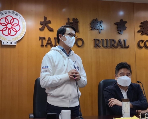 陳克勤表示獲大埔鄉事委員會支持,參與立法會選舉。陳克勤facebook圖片